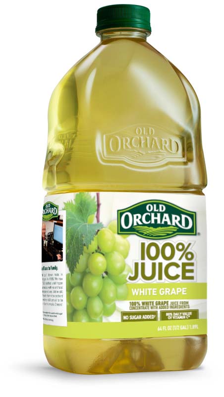 100% White Grape Juice - Old Orchard Brands
