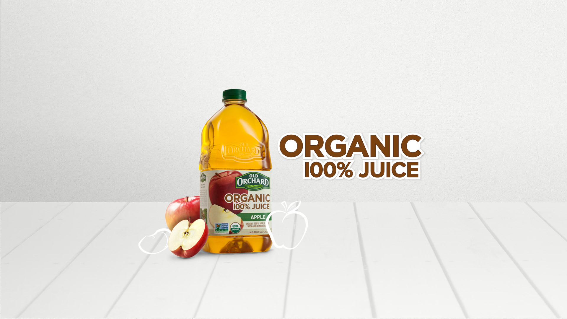 Juicy Juice Organics Apple Juice 100% Organic Apple Juice, 8 ct