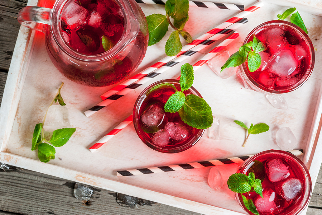 Strawberry Watermelon Basil Iced Tea Old Orchard Brands